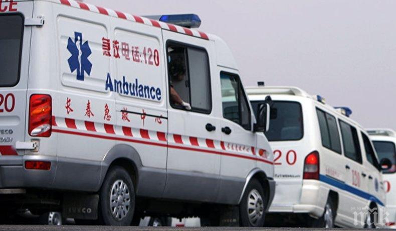 Девет загинали и двама ранени при тежка катастрофа в Южен Китай