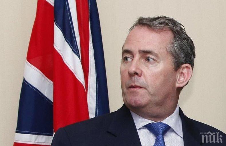 Търговският министър на Великобритания смята, че Брекзит без споразумение е все по-вероятен