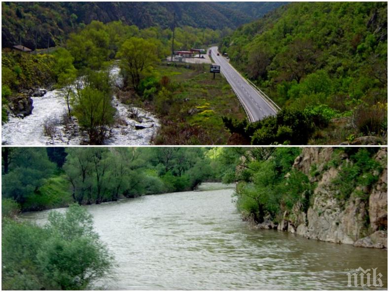 Кметът на Садово: Водата на река Чая заля и международния път Е-80