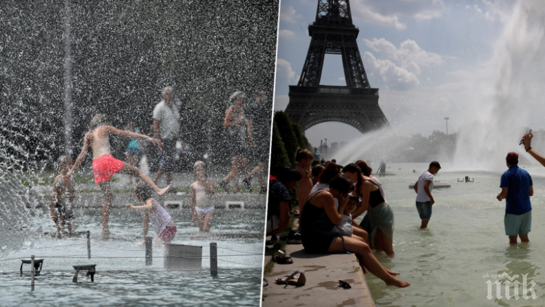 КЛИМАТИЧЕН АРМАГЕДОН! Африкански фронт докара рекордни жеги в Европа!