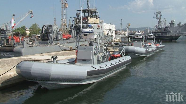 ДАРЕНИЕ ЗА МИЛИОНИ! Военноморските сили си имат нови лодки и протинотерористичен катер