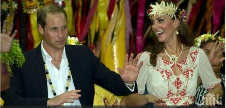 Принц Уилям купонясва със съпругата си Кейт в бар на Карибите