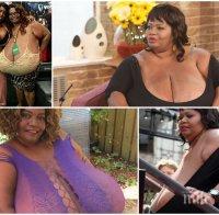 XXXXXL! Какво се случи с жената с най-големия естествен бюст? Няма да повярвате какво работи едрогърдата Ани (18+)