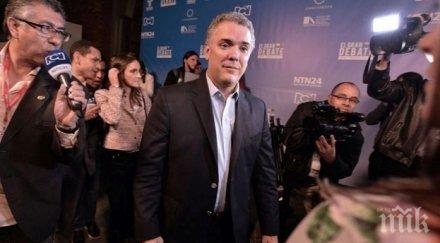 новият колумбийски президент иван дуке встъпи длъжност