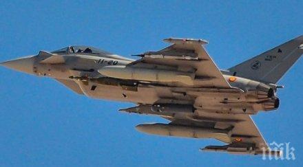 страшен гаф самолет нато изстреля погрешка ракета естония