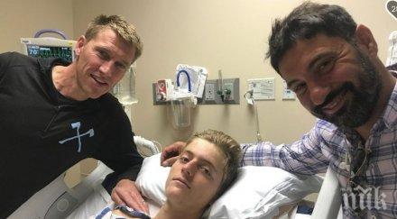 надежда колоезденето остана без крак