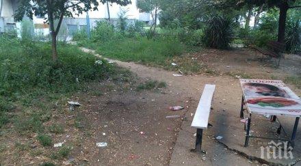 потрес пловдив тийнейджъри превърнаха кочина градинка кючука снимки