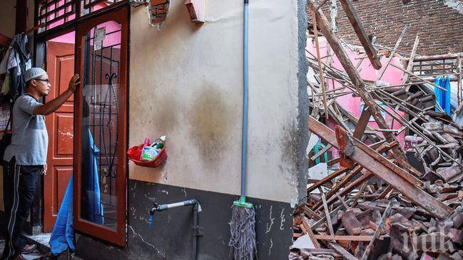 Броят на жертвите на земетресението в Индонезия достигнаха 164 души