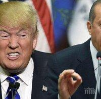 ВОЙНАТА ЕСКАЛИРА! Ердоган с жестоки думи към САЩ и Тръмп