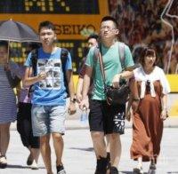 Шест жертви на горещото време в Япония през последната седмица