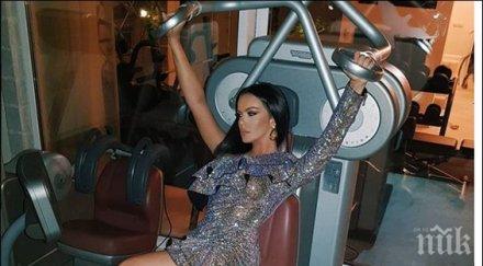 фитнес мания галена вдига щанги токчета