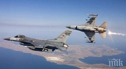 нокти турски самолети нарушиха гръцкото въздушно пространство ден