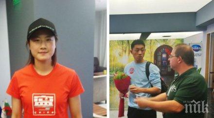 олимпийските шампиони тениса маса лонг динг нинг пристигнаха българия турнира панагюрище