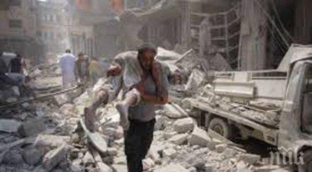 касапница души загинаха експлозия идлиб