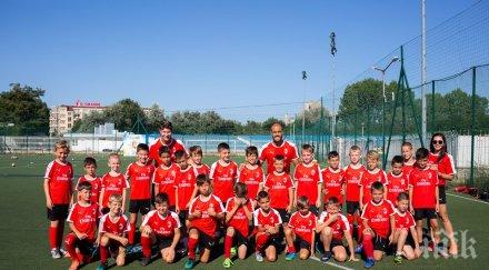 хотел чайка посрещна малките таланти milan academy junior camp