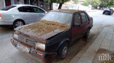 ръждясал таралясник спира движението пловдивска улица снимка