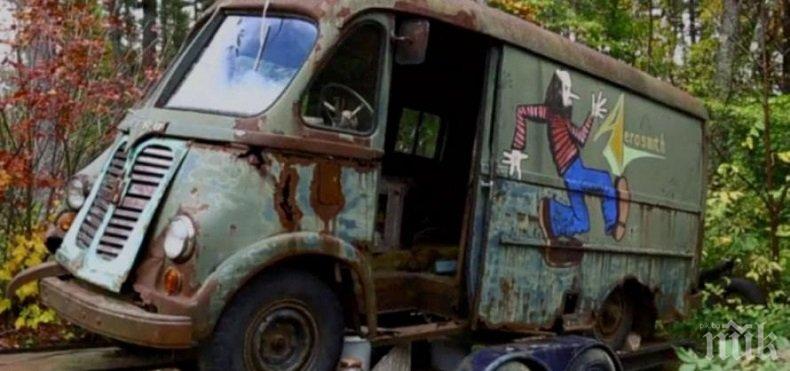 Откриха микробуса от първите турнета на Аеросмит