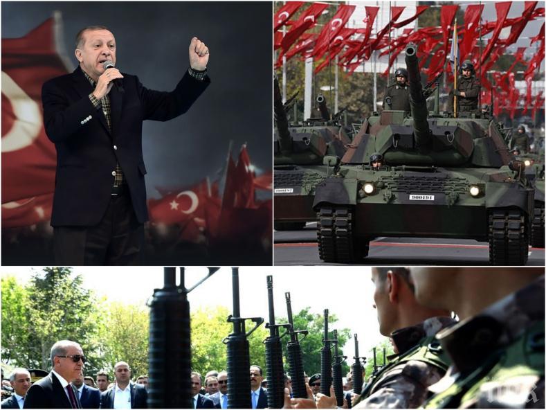 ЕКСКЛУЗИВНО! Ердоган побесня, говори за война! Турция трака с оръжия срещу тираните от САЩ