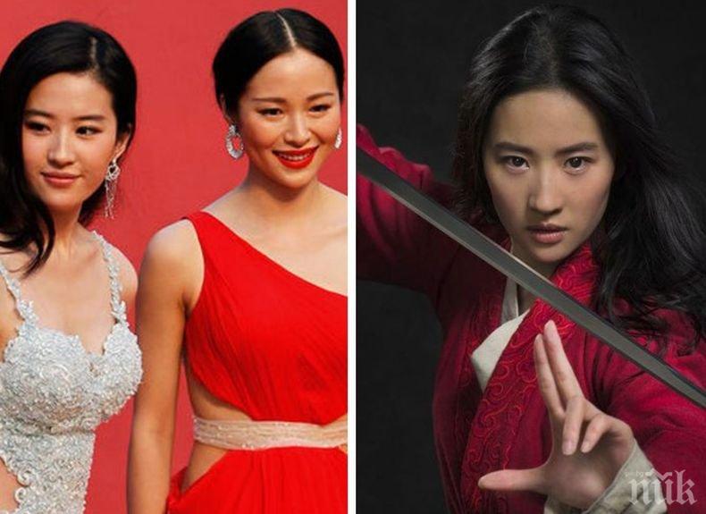 Появиха се първи снимка на Лю Ифей като Мулан