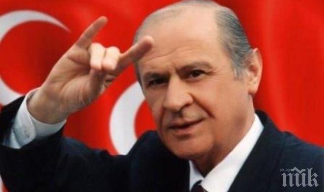 Девлет Бахчели: Обезценяването на лирата е предизвикано от „жестока тирания и деспотични санкции“ 
