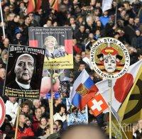 Стотици протестиращи срещу Меркел в Дрезден: Разкарай се!
