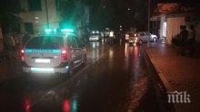 ПОТРЕСАВАЩА ГЛЕДКА! Първи СНИМКИ на заведението в Петрич, пред което автомобил помете деца! Навсякъде е опръскано с кръв (18+)