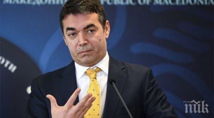 външният македонски министър въпросите историята прави ежедневна политика
