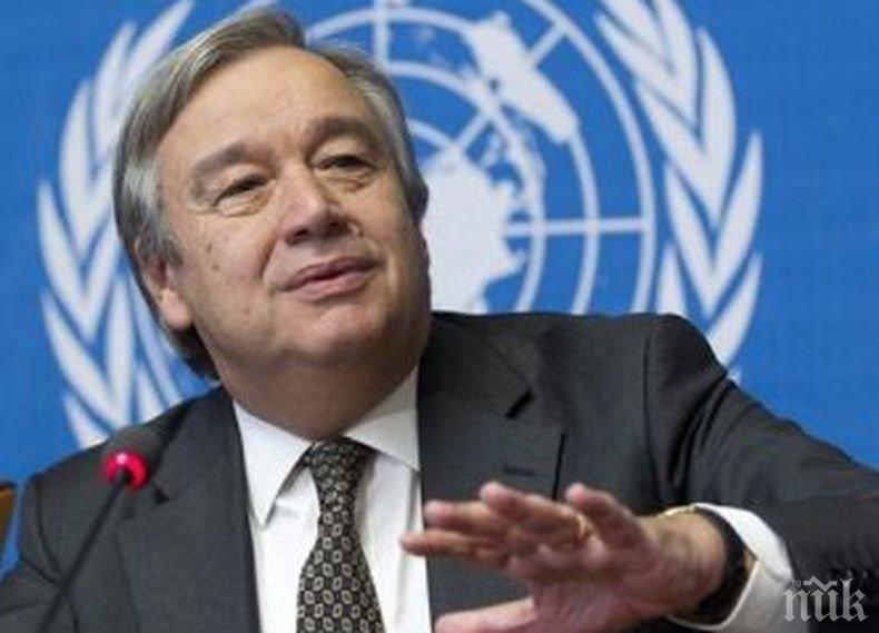 Генералният секретар на ООН предупреди за нарастващото напрежение между Израел и Палестина