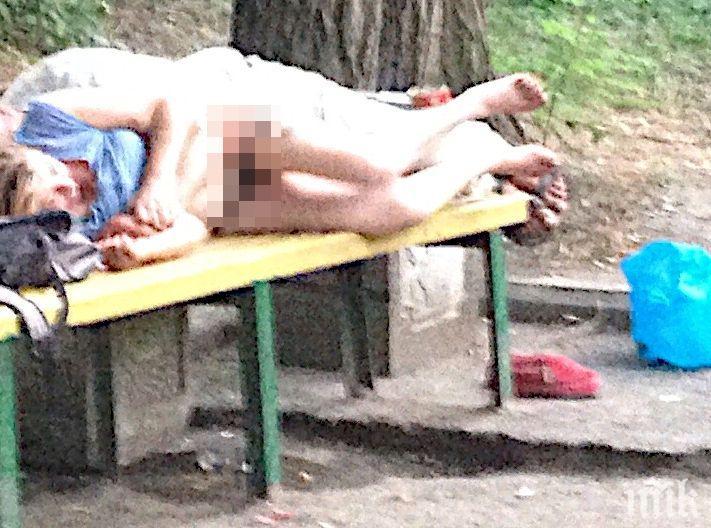 СОДОМ И ГОМОР! Баба и дядо от България правят секс като обезумели в парк в Солун