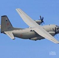 Самолет „Спартан“ на ВВС е транспортирал медицински екип за донорска ситуация