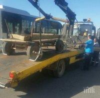 ВНИМАНИЕ, ШОФЬОРИ! Паякът вече вдига коли от паркинга на стадион 