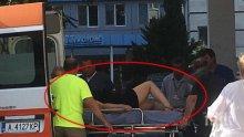 УЖАС! Жена вие от болка в Спешното след жестокото меле край гробищата в Поморие (СНИМКА)