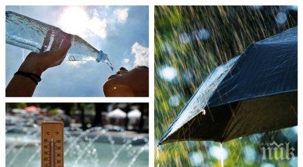 времето полудя идва захлаждане забравяйте чадърите