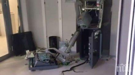 извънредно взривиха банкомат казанлък снимки