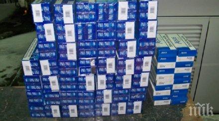 удар откриха контрабандни цигари скрити тайници камиони