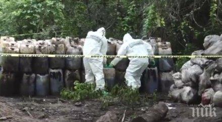 рекорден удар заловиха тона синтетична дрога мексико