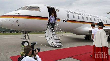 меркел качва самолет втора ръка