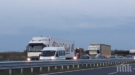 последните минути катастрофата тракия заради изпреварване аварийната лента снимки