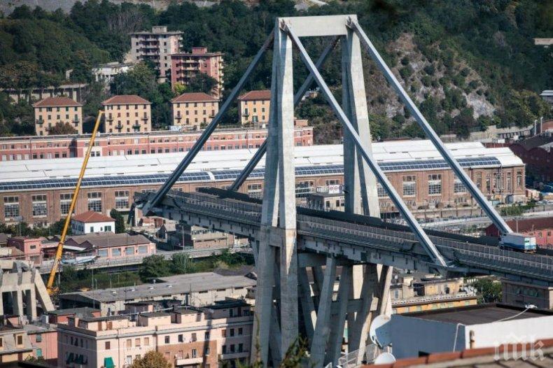 Експерти установили още през февруари корозия по въжетата на моста в Генуа 