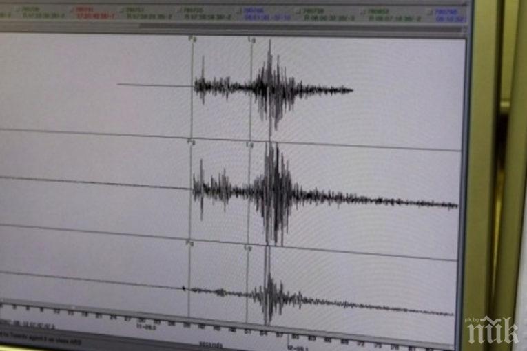 Земетресение с магнитуд 6.2 по Рихтер бе регистрирано в Индонезия