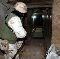 Прокопаха таен тунел от САЩ до Мексико за контрабанда на наркотици