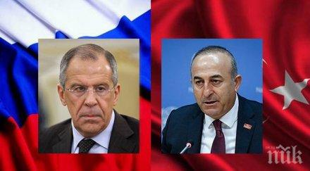 четири очи първите дипломати русия турция срещат москва