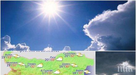 августовски капризи слънце огрява страната сутринта следобед задават бури карта