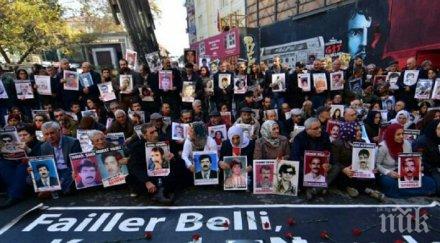 сълзотворен газ водно оръдие жени протест истанбул