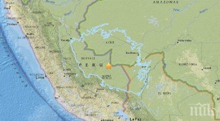 извънредно мощно земетресение разтресе перу