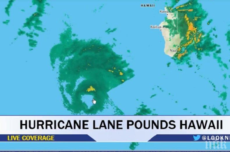 АПОКАЛИПСИС! Ураганът Лейн връхлетя с убийствена сила Хаваите (НА ЖИВО)