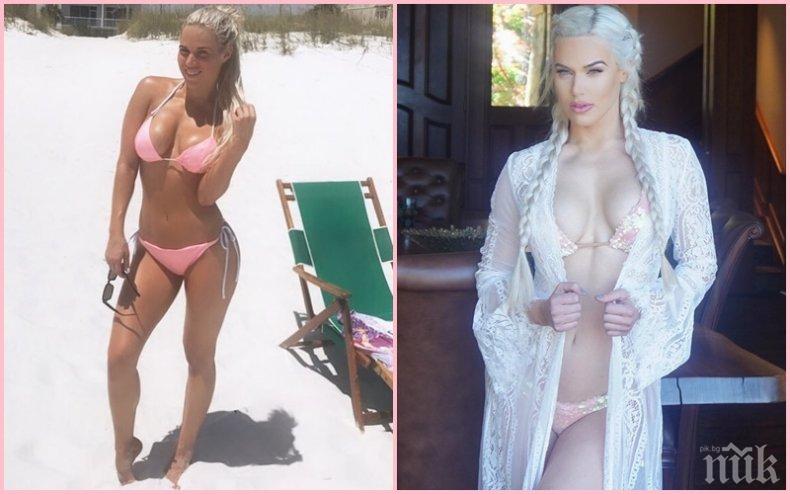 БИКИНИ ЕКСТАЗ! Съпругата на Звяра Русев подлуди нета (ГОРЕЩИ СНИМКИ)