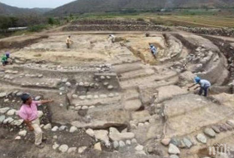 Археолози проучват нови части на храм в Перу на 3000 години с минироботи