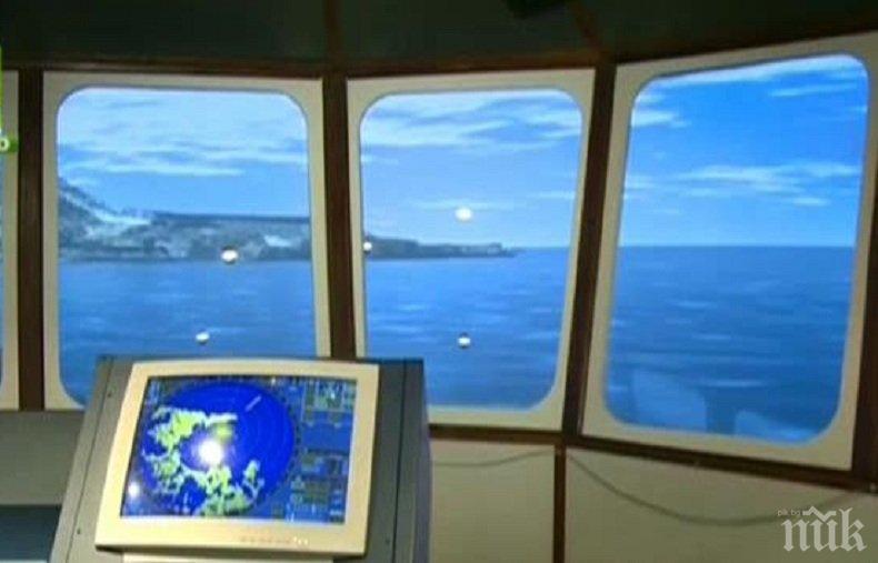 Виртуалният кораб на морския образователен център дава възможност за обучение на цял екипаж