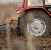 Трактор затисна мъж в Сливен